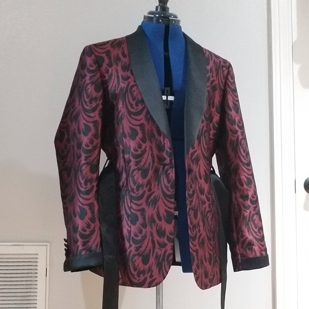 Tux Style Smoking Jacket